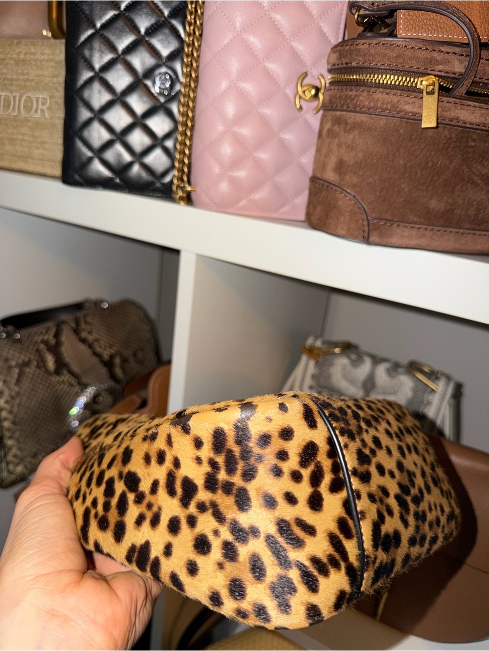 Saint Laurent Le 5 A7 Small bag in calf hair - Picture 5 of 5